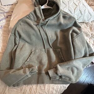 Aerie Olive Green Knit Sweater